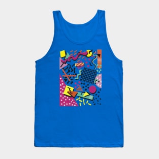 Memphis Design Collage Tank Top